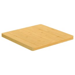 VidaXL Blat do stołu, 60x60x2,5 cm, bambusowy