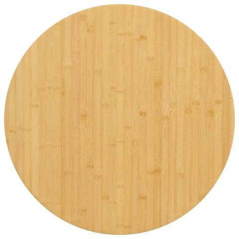 Blat do stołu, Ø70x2,5 cm, bambusowy Lumarko!