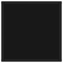 VidaXL Stolik kawowy, szkło w kolorze czarnym, 40x40x50 cm