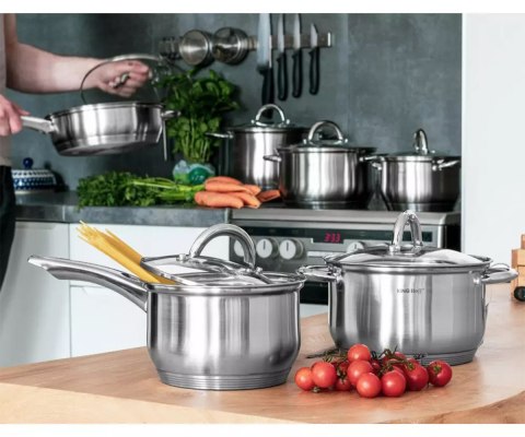 12 ELEMENTOWY ZESTAW GARNKÓW KINGHOFF KH-4450 Lumarko!