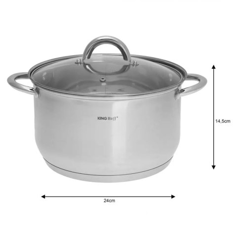 8 ELEMENTOWY ZESTAW GARNKÓW KINGHOFF KH-4448 Lumarko!