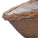 Koszyk na drewno z uchwytem, 60x44x55 cm, naturalna wiklina Lumarko!