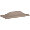 VidaXL Dach do namiotu imprezowego, 6 x 3 m, taupe, 270 g/m²