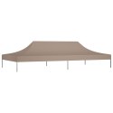 VidaXL Dach do namiotu imprezowego, 6 x 3 m, taupe, 270 g/m²