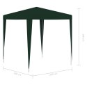 Profesjonalny namiot imprezowy, 2x2 m, zielony Lumarko!