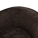 Sofa dla psa, brązowa, 69x49x40 cm, pluszowa Lumarko!