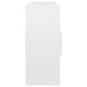 VidaXL Szafka na wysoki połysk, biała, 105x30x70 cm, płyta wiórowa