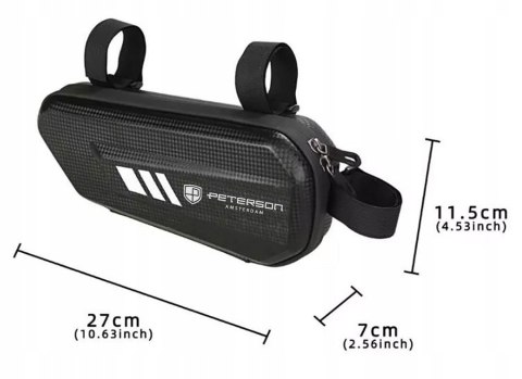 Wodoodporna torba rowerowa pod ramę — Peterson Lumarko!