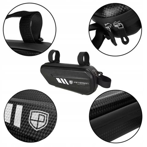 Wodoodporna torba rowerowa pod ramę — Peterson Lumarko!