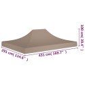 Dach do namiotu imprezowego, 4,5 x 3 m, taupe, 270 g/m² Lumarko!