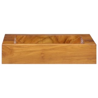 Umywalka z drewna tekowego, 50x35x10 cm