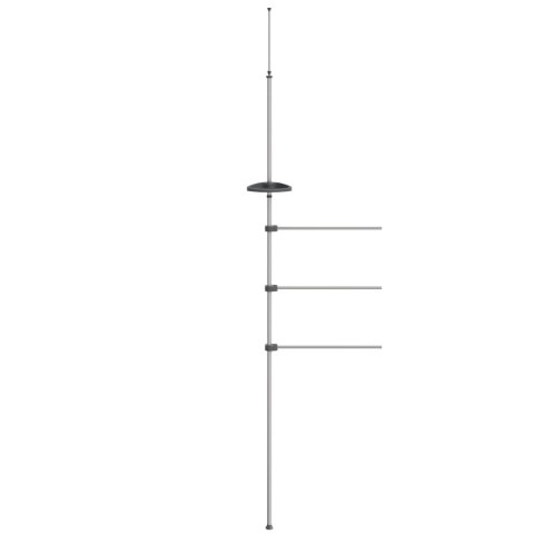 Wieszak na ręczniki, 47x280 cm, aluminium Lumarko!