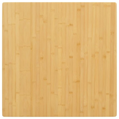 VidaXL Blat do stołu, 80x80x1,5 cm, bambusowy