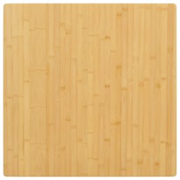 VidaXL Blat do stołu, 90x90x4 cm, bambusowy