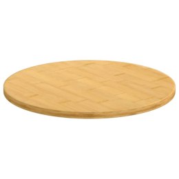 VidaXL Blat do stołu, Ø30x1,5 cm, bambusowy