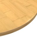 VidaXL Blat do stołu, Ø70x1,5 cm, bambusowy