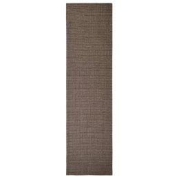 Sizalowy dywanik do drapania, brązowy, 66x250 cm Lumarko!