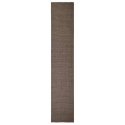 Sizalowy dywanik do drapania, brązowy, 66x350 cm Lumarko!