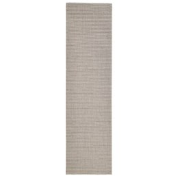 VidaXL Sizalowy dywanik do drapania, kolor piaskowy, 80x300 cm