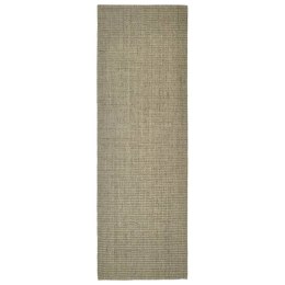 VidaXL Sizalowy dywanik do drapania, kolor taupe, 66x200 cm