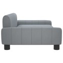 Sofa dla dzieci, jasnoszara, 90x53x30 cm, obita tkaniną Lumarko!