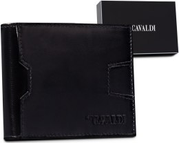 Skórzana banknotówka męska z systemem RFID Protect — Cavaldi Lumarko!