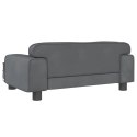 Sofa dla dzieci, ciemnoszara, 70x45x30 cm, aksamit Lumarko!
