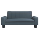 Sofa dla dzieci, ciemnoszara, 70x45x30 cm, obita tkaniną Lumarko!