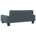 Sofa dla dzieci, ciemnoszara, 70x45x30 cm, obita tkaniną Lumarko!