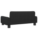 Sofa dla dzieci, czarna, 70x45x30 cm, obita tkaniną Lumarko!