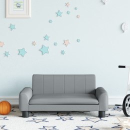 Sofa dla dzieci, jasnoszara, 70x45x30 cm, obita tkaniną Lumarko!