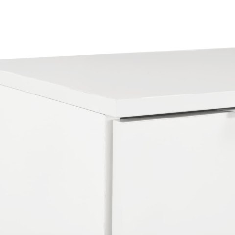 Komoda biała na wysoki połysk, 71 x 35 x 80 cm, płyta wiórowa Lumarko!