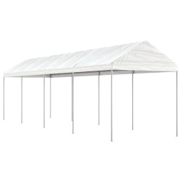 Namiot ogrodowy z dachem, biały, 8,92x2,28x2,69 m, polietylen Lumarko!