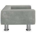 VidaXL Sofa dla dzieci, jasnoszara, 50x40x26,5 cm, aksamitna