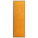 VidaXL Wycieraczka z możliwością prania, pomarańczowa, 60 x 180 cm