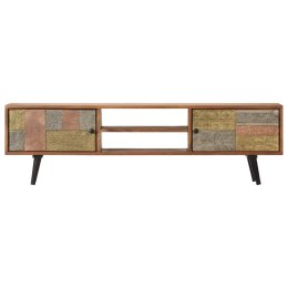 VidaXL Szafka pod TV, 140x30x40 cm, lite drewno akacjowe