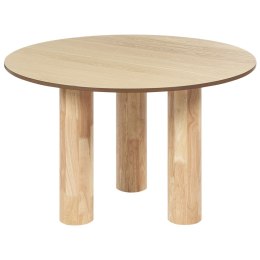 Stół do jadalni okrągły ⌀ 120 cm jasne drewno ORIN Lumarko!