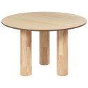 Stół do jadalni okrągły ⌀ 120 cm jasne drewno ORIN Lumarko!