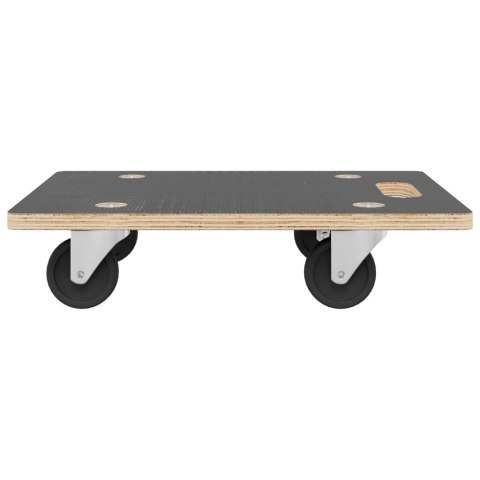 VidaXL Wózki platformowe, 2 szt, prostokątne, 50x35x11,5 cm