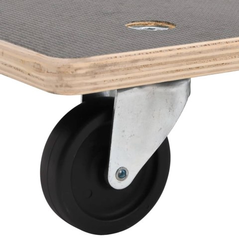 VidaXL Wózki platformowe, 2 szt, prostokątne, 50x35x11,5 cm