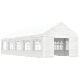 Namiot ogrodowy z dachem, biały, 11,15x4,08x3,22 m, polietylen Lumarko!
