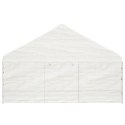 VidaXL Namiot ogrodowy z dachem, biały, 11,15x5,88x3,75 m, polietylen