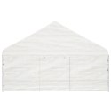 VidaXL Namiot ogrodowy z dachem, biały, 4,46x5,88x3,75 m, polietylen