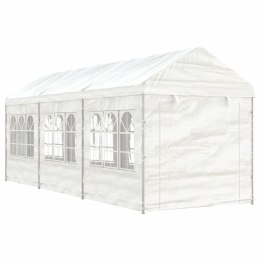 Namiot ogrodowy z dachem, biały, 6,69x2,28x2,69 m, polietylen Lumarko!