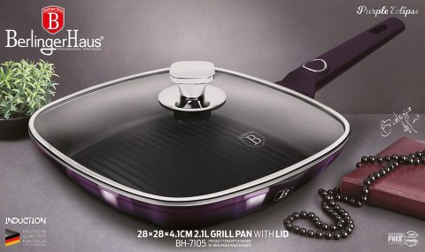 PATELNIA TYTANOWA GRILLOWA BERLINGER HAUS 28cm BH-7105 Lumarko!