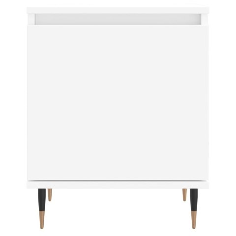VidaXL Szafki nocne, 2 szt, białe, 40x30x50cm, materiał drewnopochodny