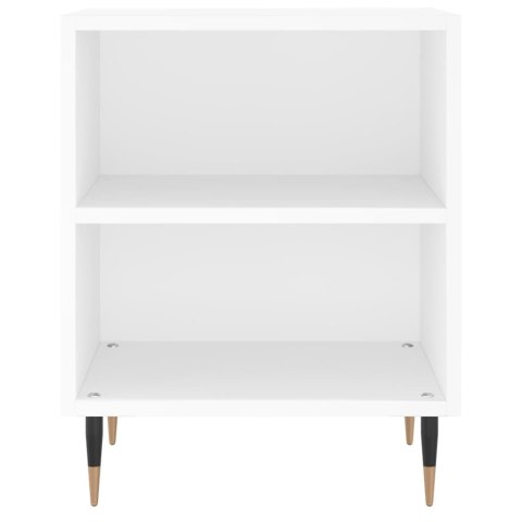 VidaXL Szafki nocne, 2 szt, białe, 40x30x50cm, materiał drewnopochodny