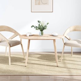 VidaXL Blat stołu, 100x50x2,5 cm, lite drewno sosnowe, owalny