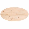 VidaXL Blat stołu, 60x30x2,5 cm, lite drewno sosnowe, owalny