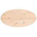 VidaXL Blat stołu, 70x35x2,5 cm, lite drewno sosnowe, owalny